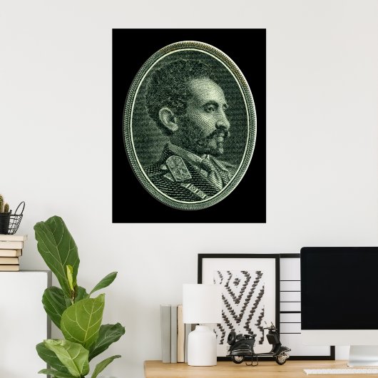 Zijne Majesteit keizer Haile Selassie I Poster (Thuiskantoor)