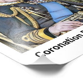 Zijne Majesteit Koning Charles III Coronation Foto Afdruk (Hoek)