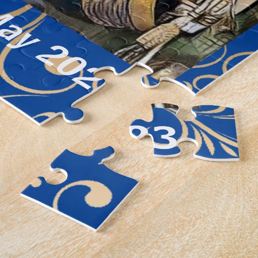 Zijne Majesteit Koning Charles III Coronation Legpuzzel (Zijkant)