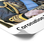 Zijne Majesteit Koning Charles III Coronation Poster (Hoek)