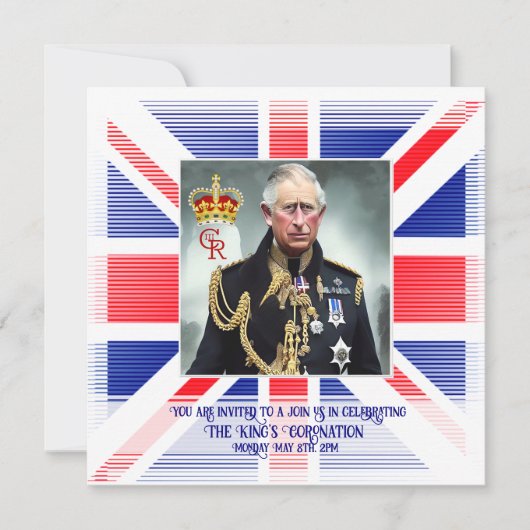 Zijne Majesteit Koning Charles III Kaart (Voorkant)