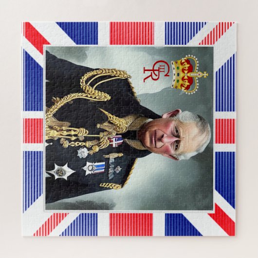 Zijne Majesteit Koning Charles III Legpuzzel (Horizontaal)