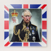 Zijne Majesteit Koning Charles III Legpuzzel (Verticaal)