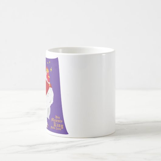 Zijne Majesteit Koning Fluffy Pants Koffiemok (Center)