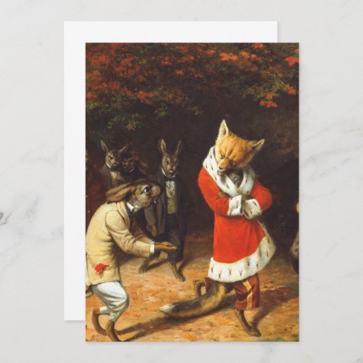 Zijne Majesteit ontvangt van William Holbrook Bear Kaart (Voorkant / Achterkant)