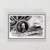 Zijne Majesteit Onze Sailor King Briefkaart (Voorkant / Achterkant)