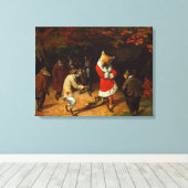 Zijne Majesteit Receives (door William Holbrook Be Canvas Afdruk (Insitu (Houten vloer))