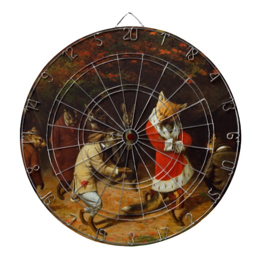 Zijne Majesteit Receives (door William Holbrook Be Dartbord (Voorkant)