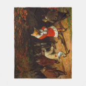 Zijne Majesteit Receives (door William Holbrook Be Fleece Deken (Voorkant)