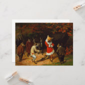 Zijne Majesteit Receives (door William Holbrook Be Kaart (Voorkant / Achterkant in situ)