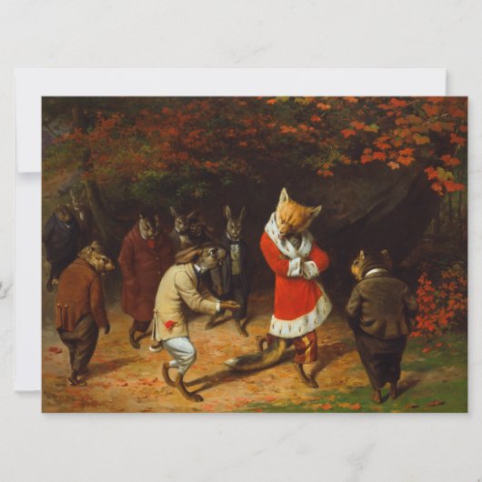 Zijne Majesteit Receives (door William Holbrook Be Kaart (Voorkant)