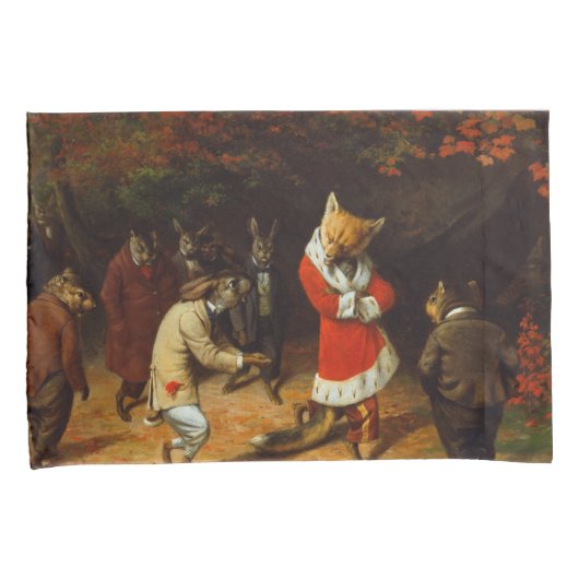 Zijne Majesteit Receives (door William Holbrook Be Kussensloop (Voorkant-Rechts)