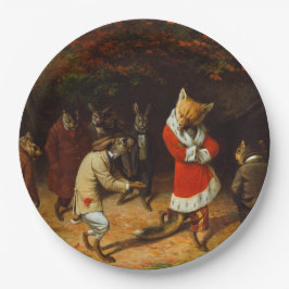 Zijne Majesteit Receives (door William Holbrook Be Papieren Bordje