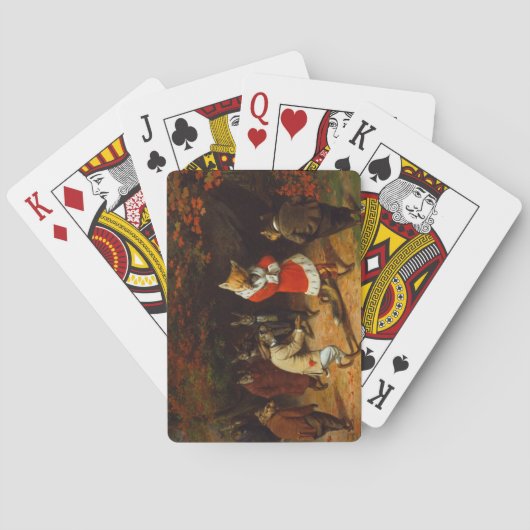 Zijne Majesteit Receives (door William Holbrook Be Pokerkaarten (Achterkant)