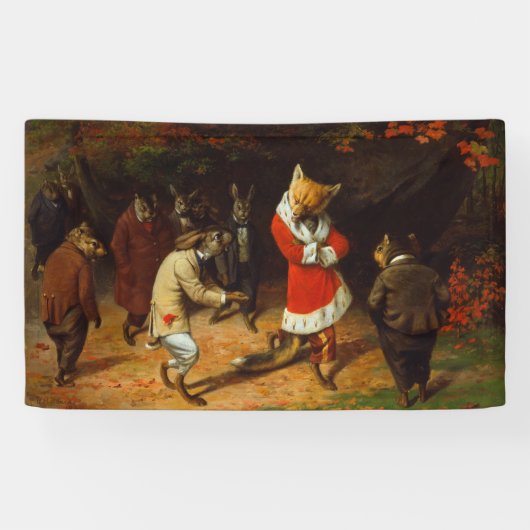 Zijne Majesteit Receives (door William Holbrook Be Spandoek (Horizontaal)