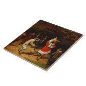 Zijne Majesteit Receives (door William Holbrook Be Tegeltje (Zijkant)