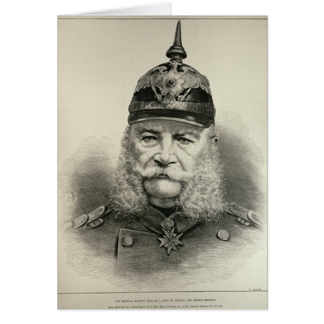 Zijne Majesteit William I (Voorkant)