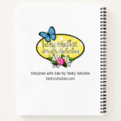 "Zijne Mercies" Inspirerend 8.5"x11" Journal Notitieboek (Achterkant)