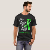 \Zijne strijd is onze 'Fight Liver Cancer Awarenes T-shirt (Voorkant volledig)