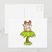 Zijnmeerkat met Boom Briefkaart (Voorkant / Achterkant)