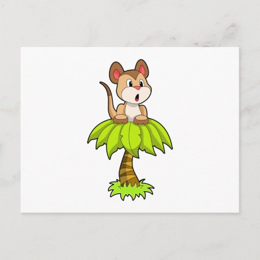 Zijnmeerkat met Boom Briefkaart (Voorkant)