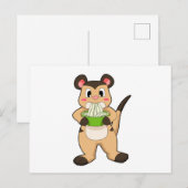 Zijnmeerkat met Ramen Briefkaart (Voorkant / Achterkant)