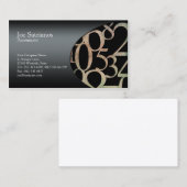 Zijnummers accountant Visitekaartje (Voorkant / Achterkant)