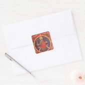 Zijpaneel van een altarstuk vierkante sticker (Envelop)