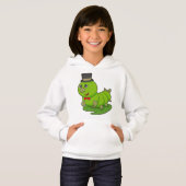 Zijpijler als herenman met cilinder (Voorkant volledig)