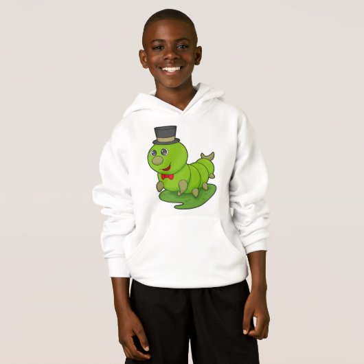 Zijpijler als herenman met cilinder (Voorkant volledig)