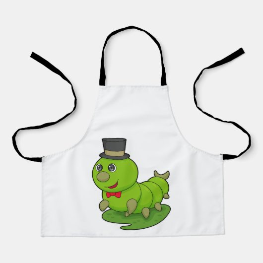 Zijpijler als herenman met cilinder schort (Voorkant)