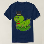 Zijpijler als herenman met cilinder t-shirt (Design voorkant)