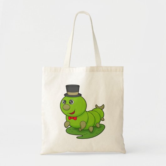 Zijpijler als herenman met cilinder tote bag (Voorkant)