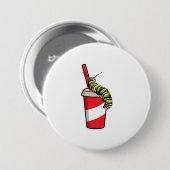 Zijpijler met Drink Ronde Button 7,6 Cm (Voorkant /achterkant)