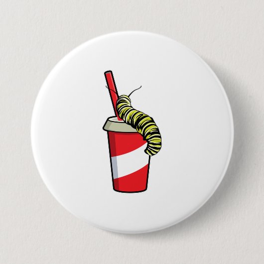 Zijpijler met Drink Ronde Button 7,6 Cm (Voorkant)