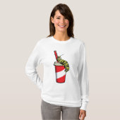 Zijpijler met Drink T-shirt (Voorkant volledig)