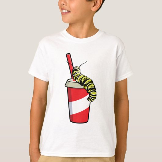 Zijpijler met Drink T-shirt (Voorkant)