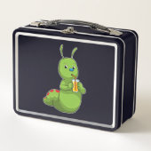 Zijpijler met een glas Oranje sap (Voorkant)