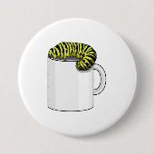 Zijpijler met Mok Ronde Button 7,6 Cm (Voorkant)