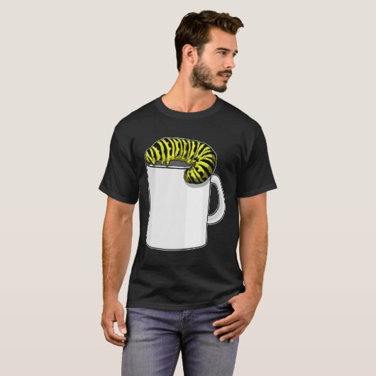 Zijpijler met Mok T-shirt (Voorkant volledig)