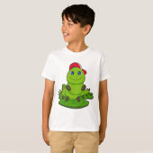 Zijpijler met Pet T-shirt (Voorkant volledig)