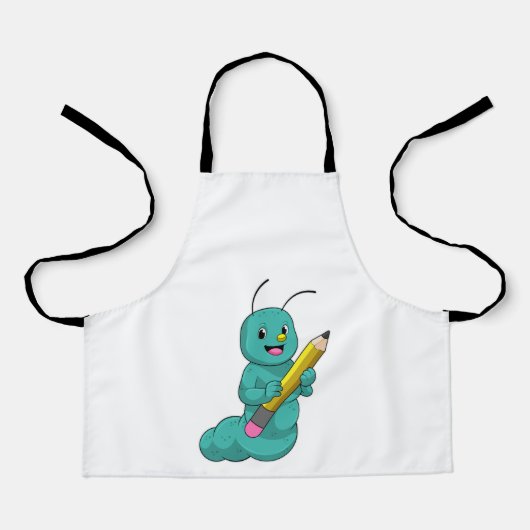 Zijpijler met potlood schort (Voorkant)