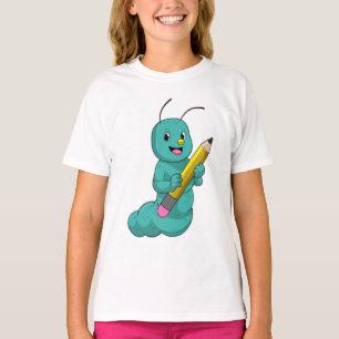 Zijpijler met potlood t-shirt