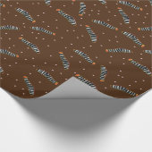 Zijpilaren en Stippen Cadeaupapier (Hoek)