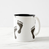 Zijpoten Tweekleurige Koffiemok (Voorkant rechts)