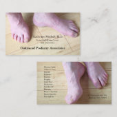 Zijpoten van hooggeplaatst man visitekaartje (Voorkant / Achterkant)