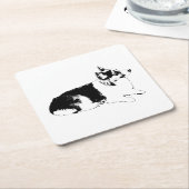 Zijprofielpauze Kartonnen Onderzetters (Schuin)