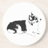 Zijprofielpauze Zandsteen Onderzetter (Voorkant)