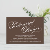 ZIJSCRIPT | REHEARSAL DINER INVITATION KAART (Staand voorkant)