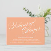 ZIJSCRIPT | REHEARSAL DINER INVITATION KAART (Staand voorkant)